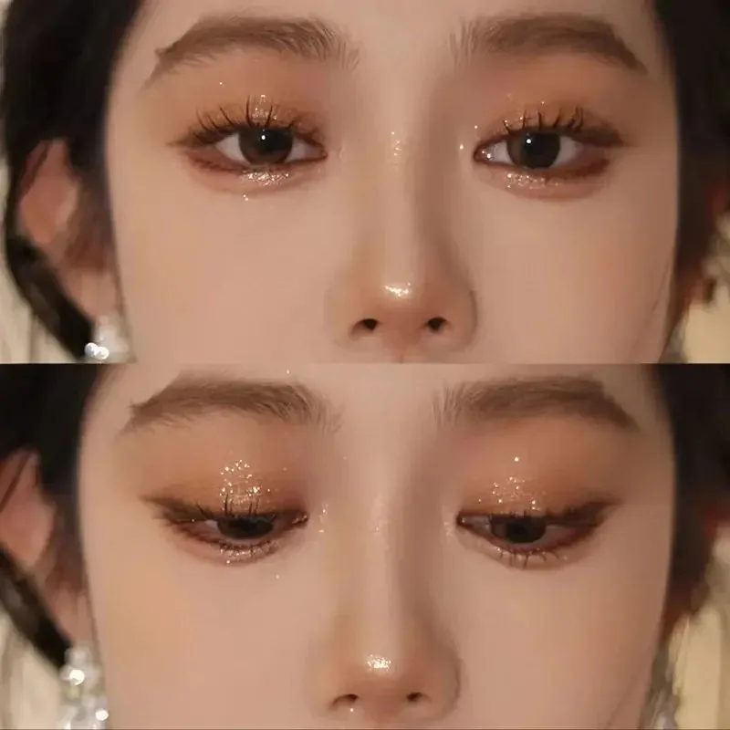 لامعة الحرباء كحل قلم رصاص الأخضر الذهب الأرجواني بريق ظلال العيون الكذب دودة القز القلم مقاوم للماء مستحضرات التجميل النساء ماكياج