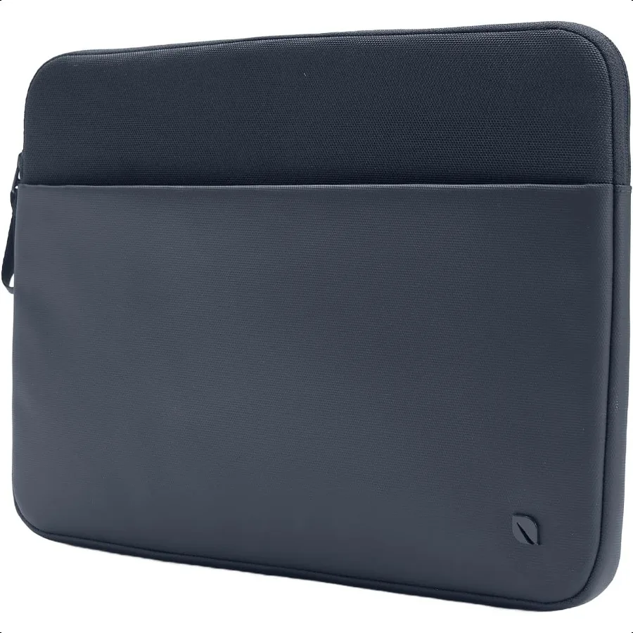 

A.R.C. Sleeve with ReSpun 100 Recycled Polyester 13 14 Book Laptop iPad Tablet Case Cushioned Faux Fur Lining External Zippered