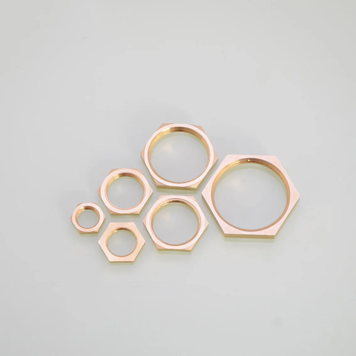 1 pz dadi di bloccaggio esagonali in ottone BSP 1/8 "1/4" 3/8 "1/2" 3/4 "1", filettatura femmina gambo esagonale tappo dado di fissaggio rame