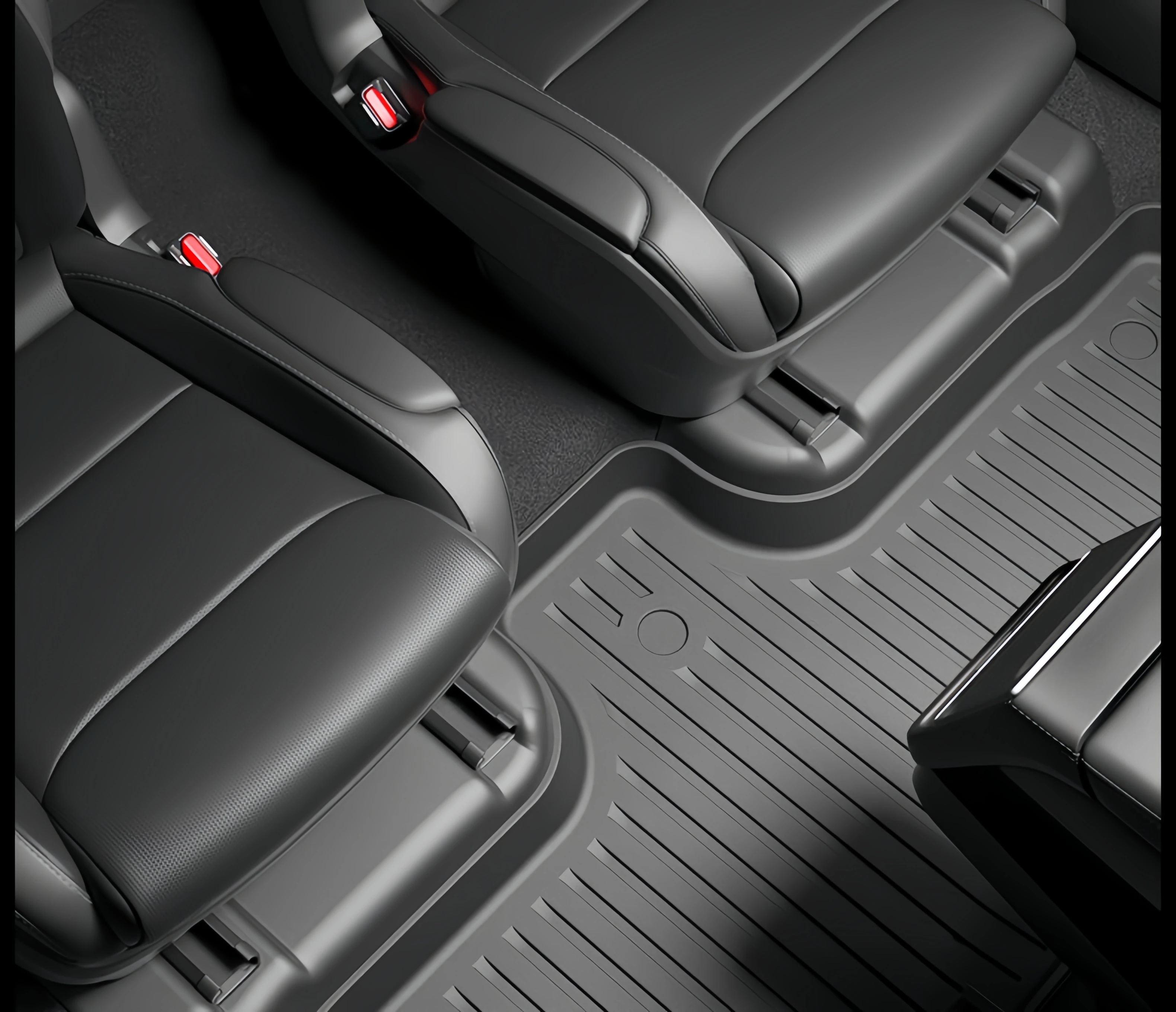 Kompletter Autositz-Gleitschienen-Schutz für Tesla Model YL 2026 Kratzfester Samtschutz mit Sitzauslassgitterabdeckung Inklusive – Detail 6
