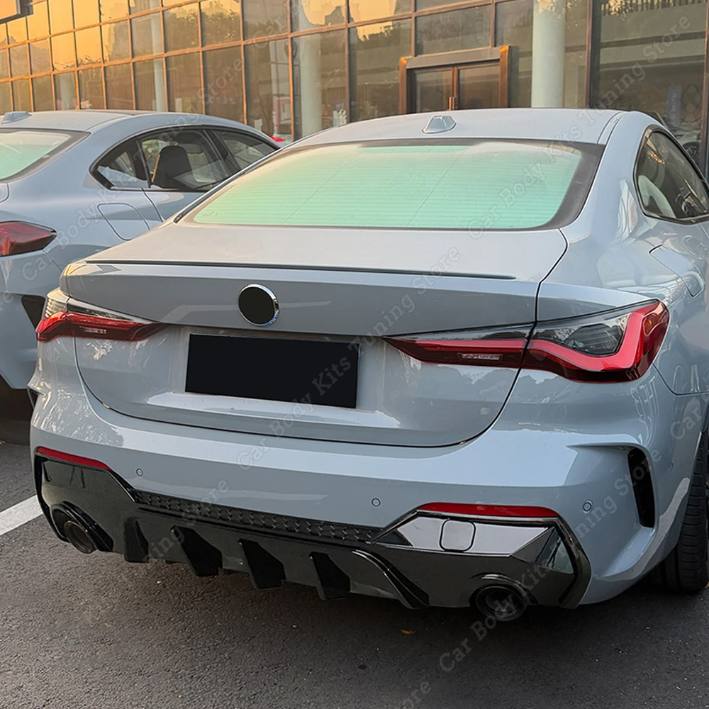 

Для BMW 4 серии G22 G23 M Sport 420i 425i 430i 2020-2024 задний бампер, диффузор, спойлер, сплиттер, защитная крышка, комплект кузова