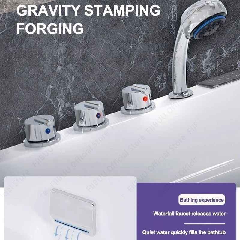 아크릴 욕조 확대 및 확장, 강력한 내하중 용량 욕조, 배수 포함 다양한 크기, 프리미엄 품질 건설 R