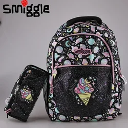 Genuine Spot Australian Smiggle Backpack, Student Diamond Ice Cream Backpack, Stationery Box, Pencil Case, Pressure Reducing Ba