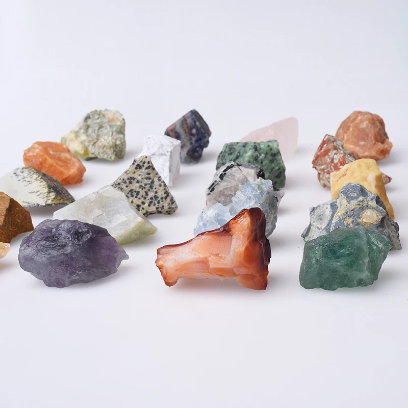 1pc Natural Gemstone Mixed Crystal Raw Stone Irregular Rough Stone Reiki Healing Crystals Mineral Specimens Home Decoration