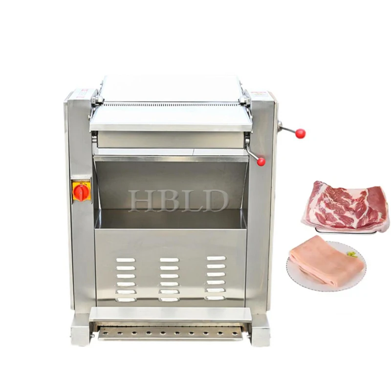 Stainless Steel Adjustable Automatic Peeling Equipment Commercial Pork And Beef Peeling Machine