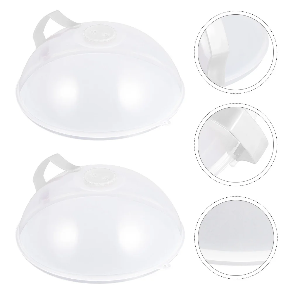 

2 шт. защищенные от комаров крышки для пищевых продуктов простая структура ПП материал ручка крышки для инструментов для защиты пищевых продуктов