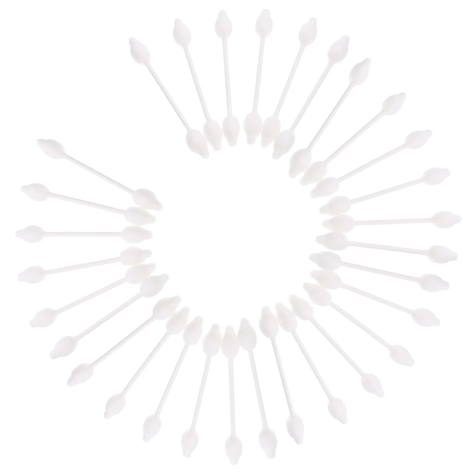 56 قطعة مسحات قطنية للأطفال على شكل قرع أمان طبيعي برأسين لشمع الأذن وزر البطن وتنظيف المكياج والحرف اليدوية