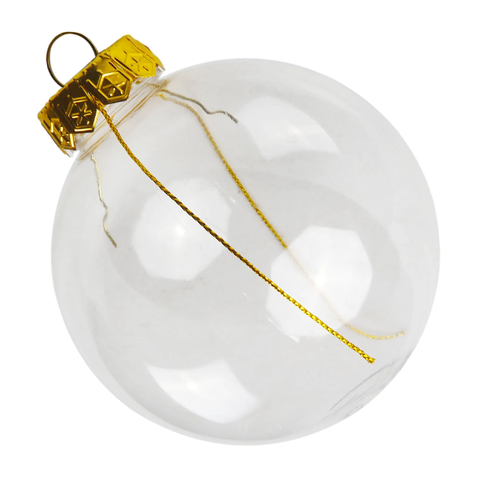 Hanging Ball Christmas Decoration Plastic Simulation With Lid 6cm/8cm/10cm Transparent Christmas Ball Drop Ball