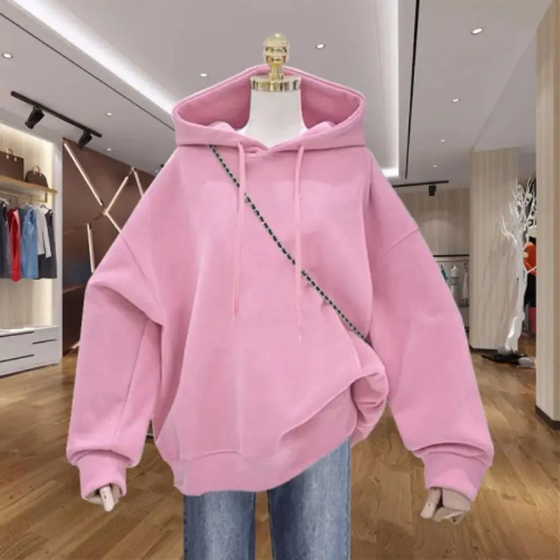 เสื้อฮู้ดผู้หญิง สไตล์ลำลอง ทรงไม่สมมาตร ใส่สบาย หลากสี ครึ่งตัว ดีไซน์มหาวิทยาลัย สำหรับวันหยุด สง่างาม ประดับลายสวยงาม ใส่ได้ทุกฤดู