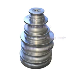 45# Steel Pulley U-shaped V-shaped Steel Wire Pulley Thickened Elbow Track Guide Wheel Round Steel Tube Micro Bearing