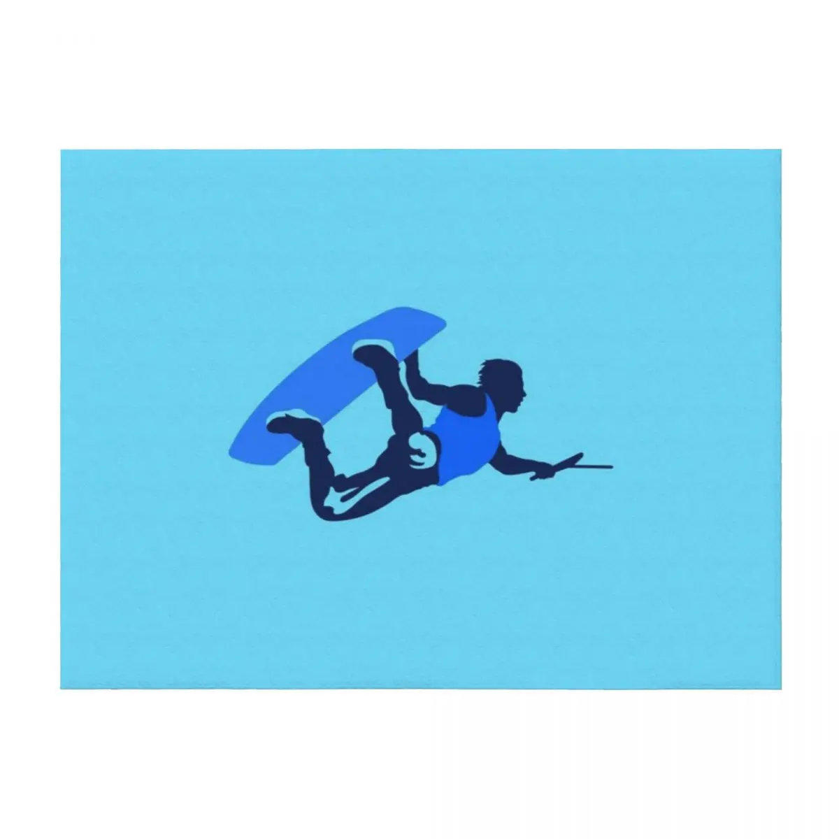

Wakeboarding Throw Blanket Decorative Sofa Bed linens Fashion Sofas Vintage Blankets