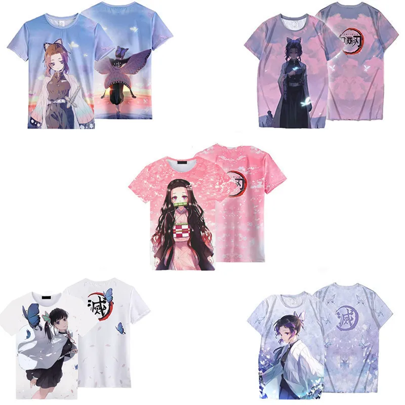 

Demon Slayer 3D Printed T-shirt Fashion Tshirt For Kids Short Sleeve Cartoon Tops Baby Boy Clothes 2022 Children's T shirts
