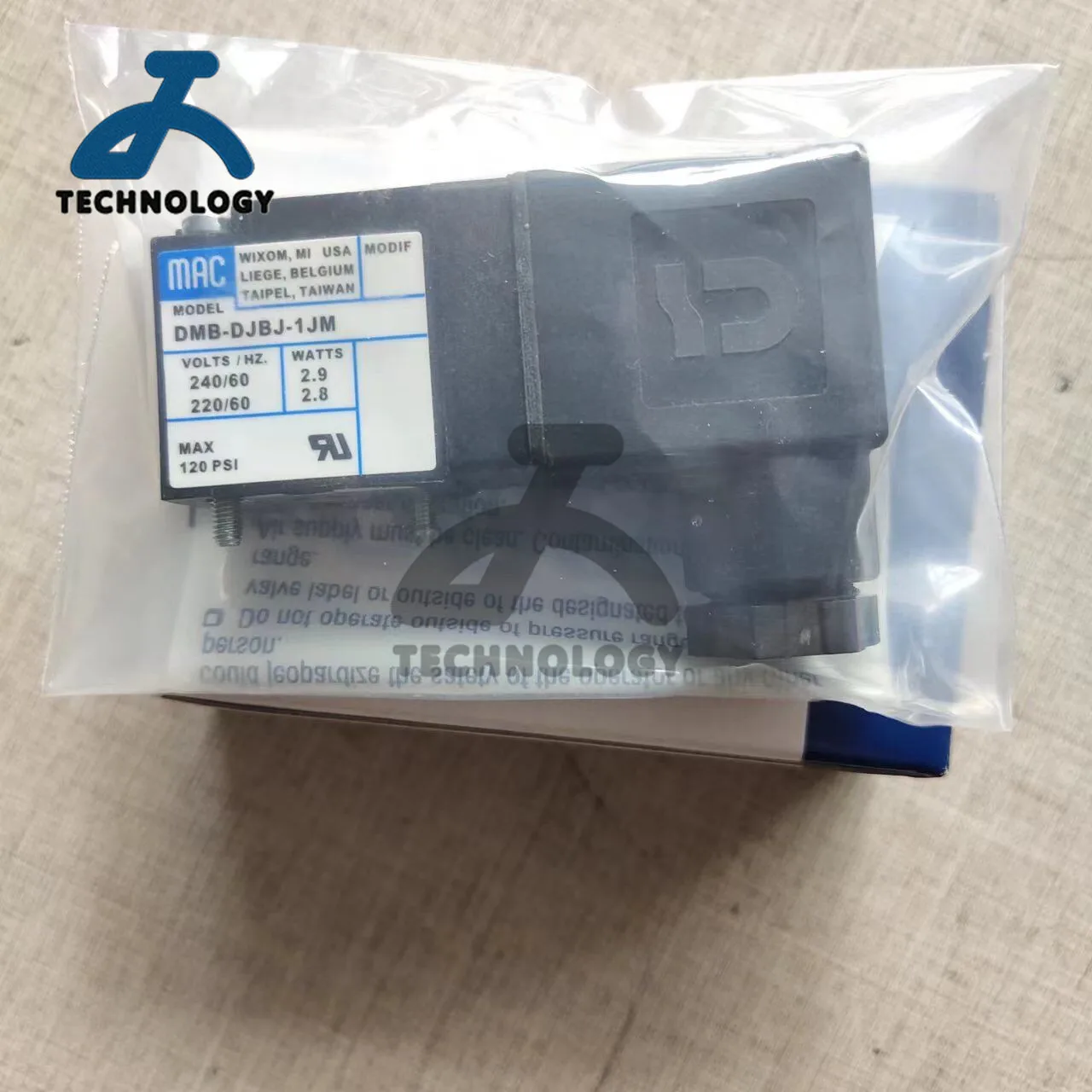 MAC Pneumatic Solenoid Valve DMB-DJBJ-1JM DMB-DOA-J-1KJ DPB-DJBJ-1JJ DMB-DJAJ-1JJ DMB-DDAJ-1JJ DPB-DJAJ-1JJ 411A-D0A-DM-DJBJ-1JM