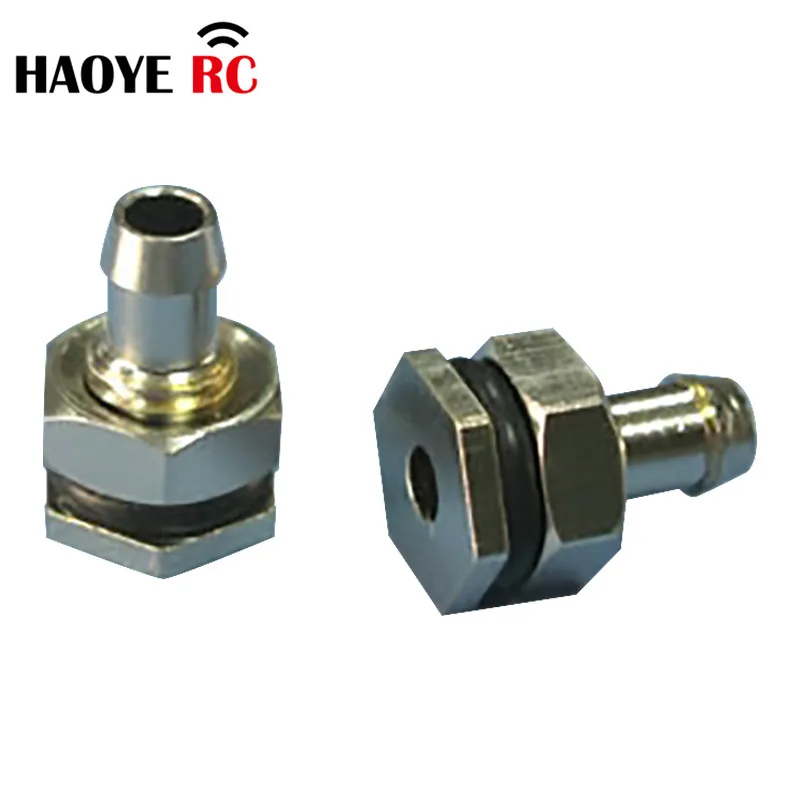 Haoye 1Pc Alu Fuel Pick Up Fitting L14/L23MM Fuel Vent Filler Nozzle Metal Fuel Nozzle For RC Airplanes Fuel Tank Accessories