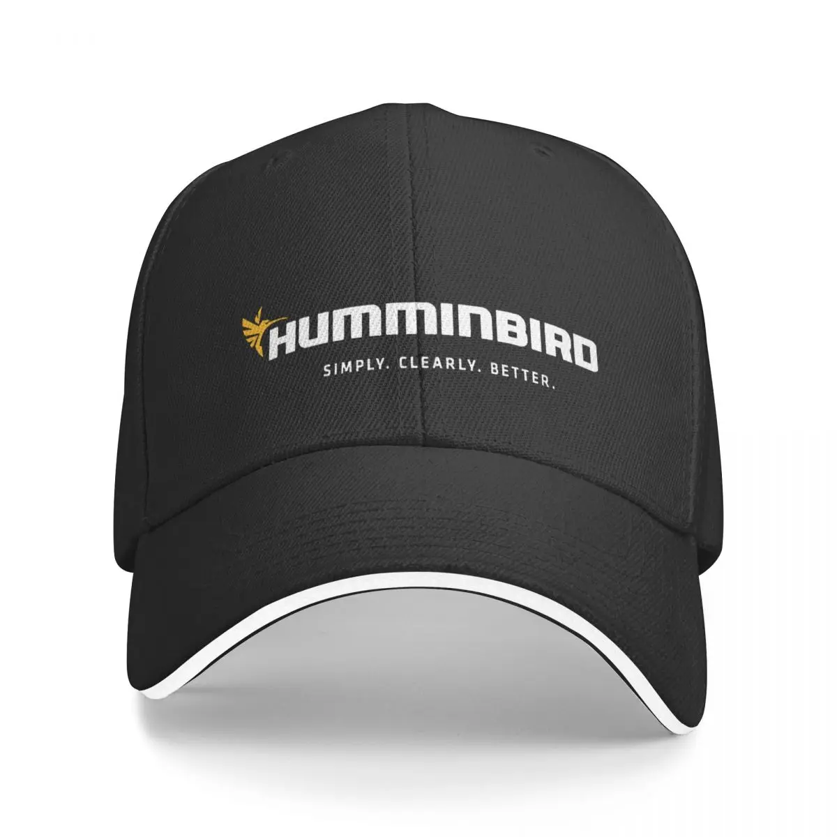 Humminbird Fish Finder Black Summer men's pointed hat Hip Hop hat baseball bat women's Panama hat men's baseball cap