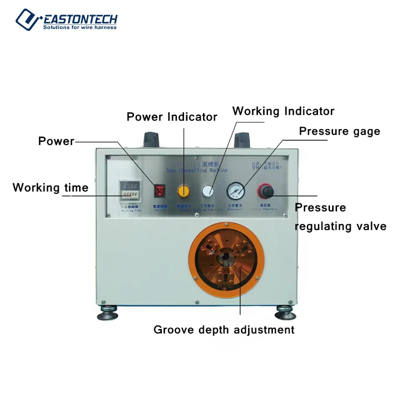 EW-5125 ARMOUR MATERIAL VIBR ATING POWDER CORE EXPOSING MACHINE MI Cable Wire Cable Crimp Machine