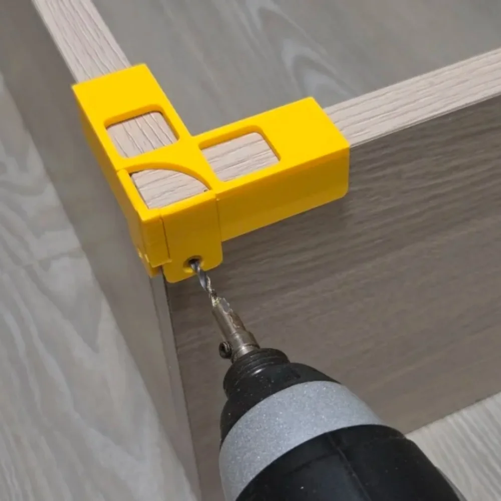 Right Angle Positioning Fixture Drilling Guide Positioning Template Sheet Corner Joint Tool Furniture Assembly Positioning Jig