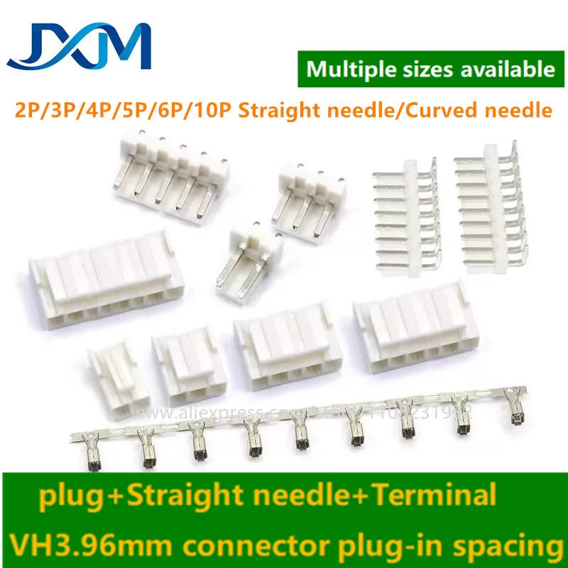 VH3.96 Connector pitch 3.96MM plug straight pin socket terminal 2P/3P/4P/5/6P/7P/8P/9P/10P