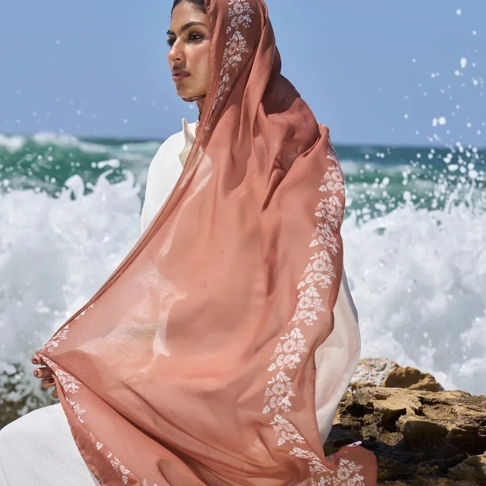 Enchanted Woodsmo Print Modal Scraf Hijabs para mujer pañuelo Bandana bufandas de diseñador Hijab musulmán bufandas Mantón largo Turquía