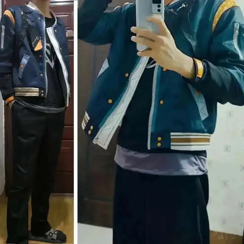 Kostum Cosplay Game Zenles Zone Zero Pria ZZZ Wise Pakaian Seragam Permainan Peran untuk Pesta Halloween Comic Con