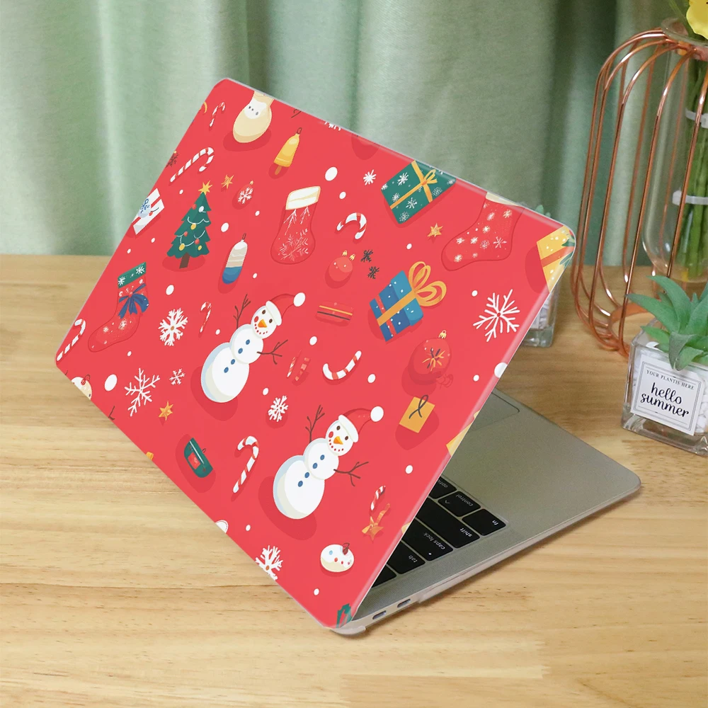 

Christmas Laptop Case for MacBook Pro 14 2025 case M5 A3434 funda macbook Pro M4 Print Shell for MacBook Air 13 15 Pro 16 Cover
