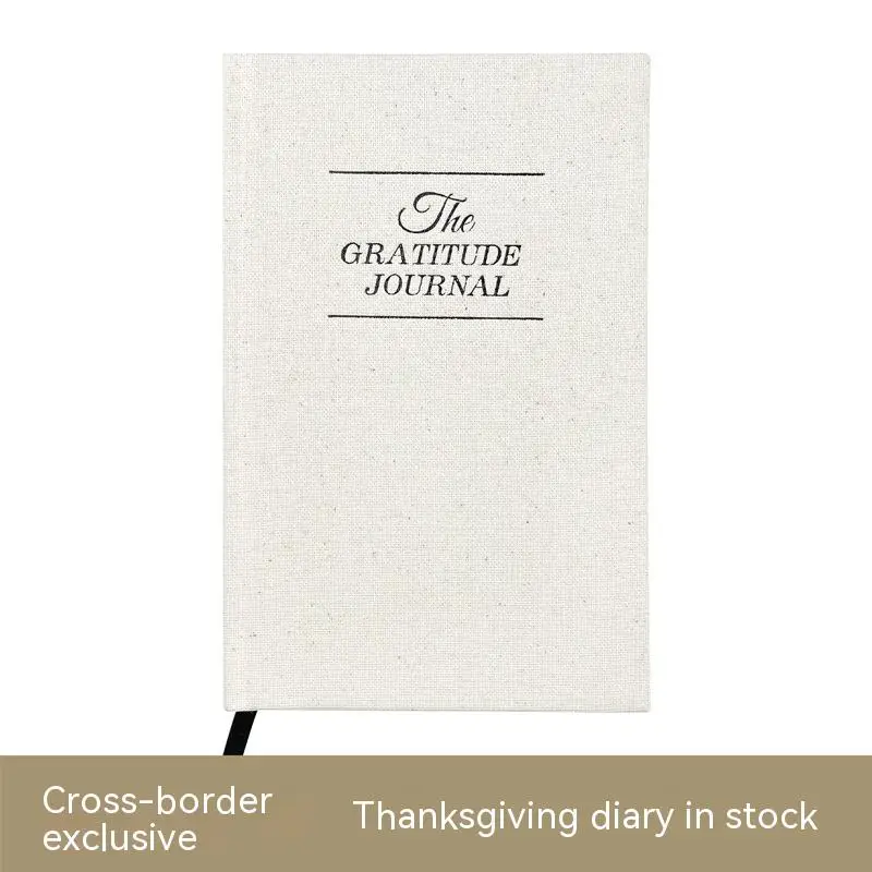 CHEN LIN 1Pcs English Version Gratitude Diary Notebook Self-discipline Punching Schedule Notebook Hand Book Student Stationery