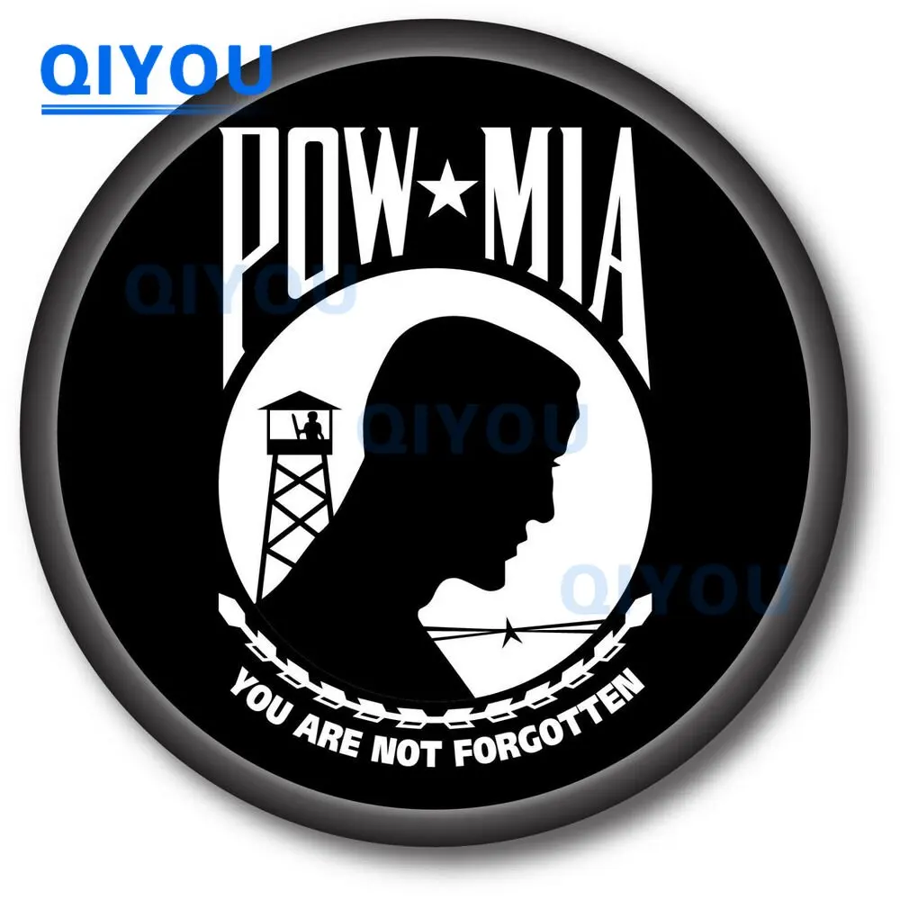 

Personalized Body Decoration POW MIA Car Stickers for Die-cut PVC Decal Used for Car Body Windshield Pull Rod Boxes