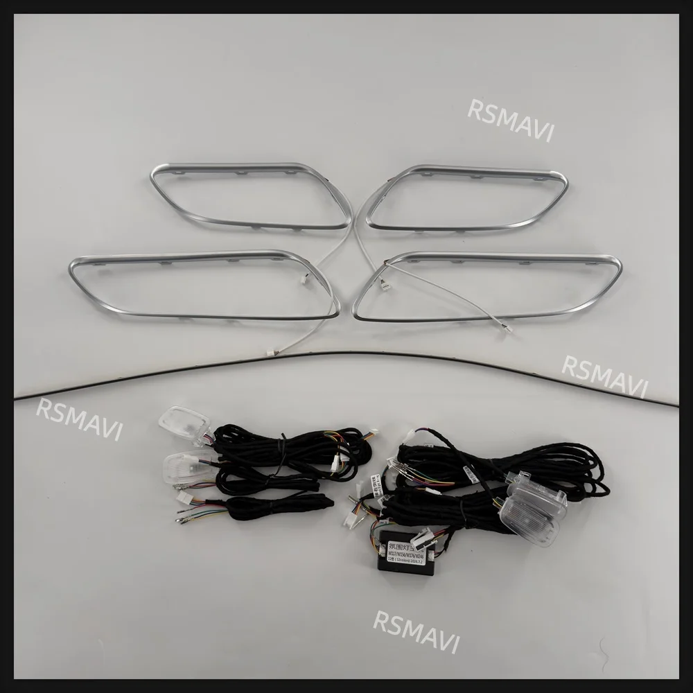 Basic Ambient Lighting Retrofit Kit with Decorative Cabin Interior Trim Lights for Mercedes-Benz CLA W117 / GLA W156 2013-2019