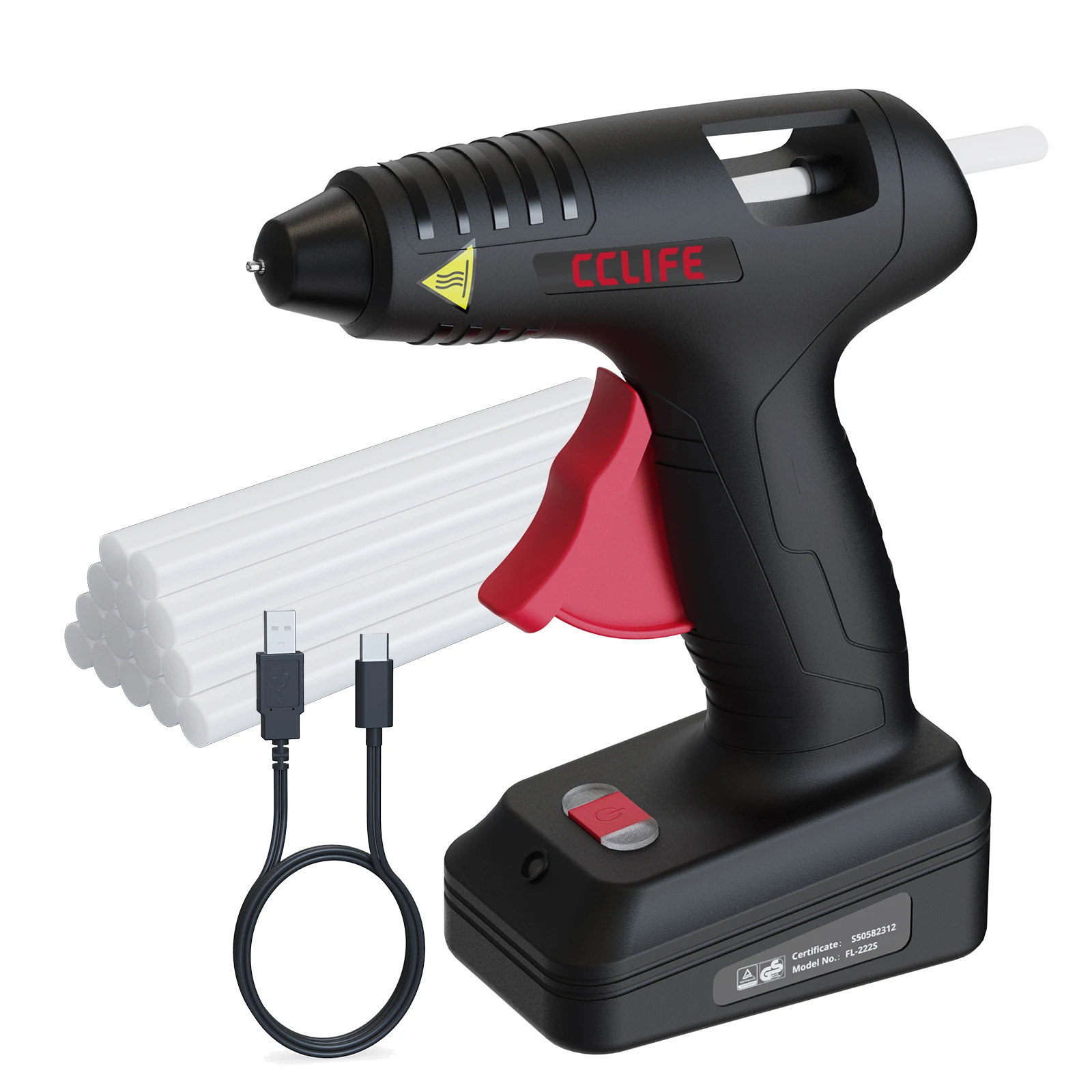 ปืนกาวไร้สาย 4V ดีไซน์ใหม่