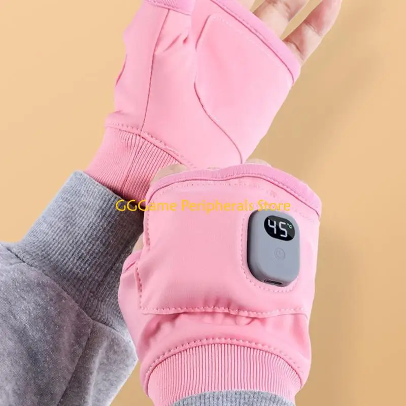 

U55B Electric Heated Gloves 360 Degree Heating Electric Thermal Gloves Fingerless