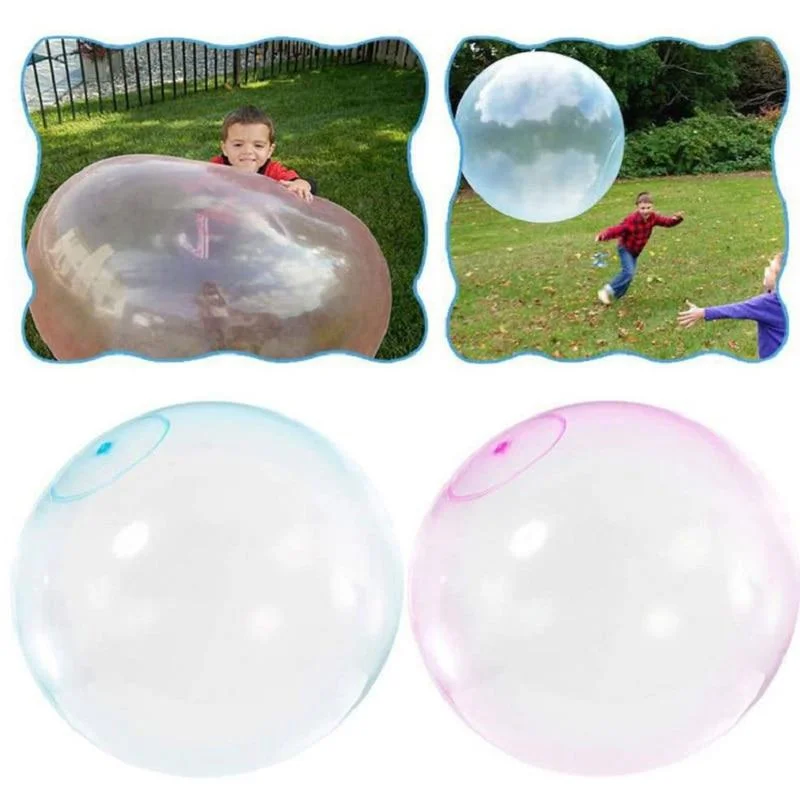 Air Water Filled Wuble Bubble Ball for Children, Blow Up Balloon Toy, Outdoor Fun Party Game, Great Gifts