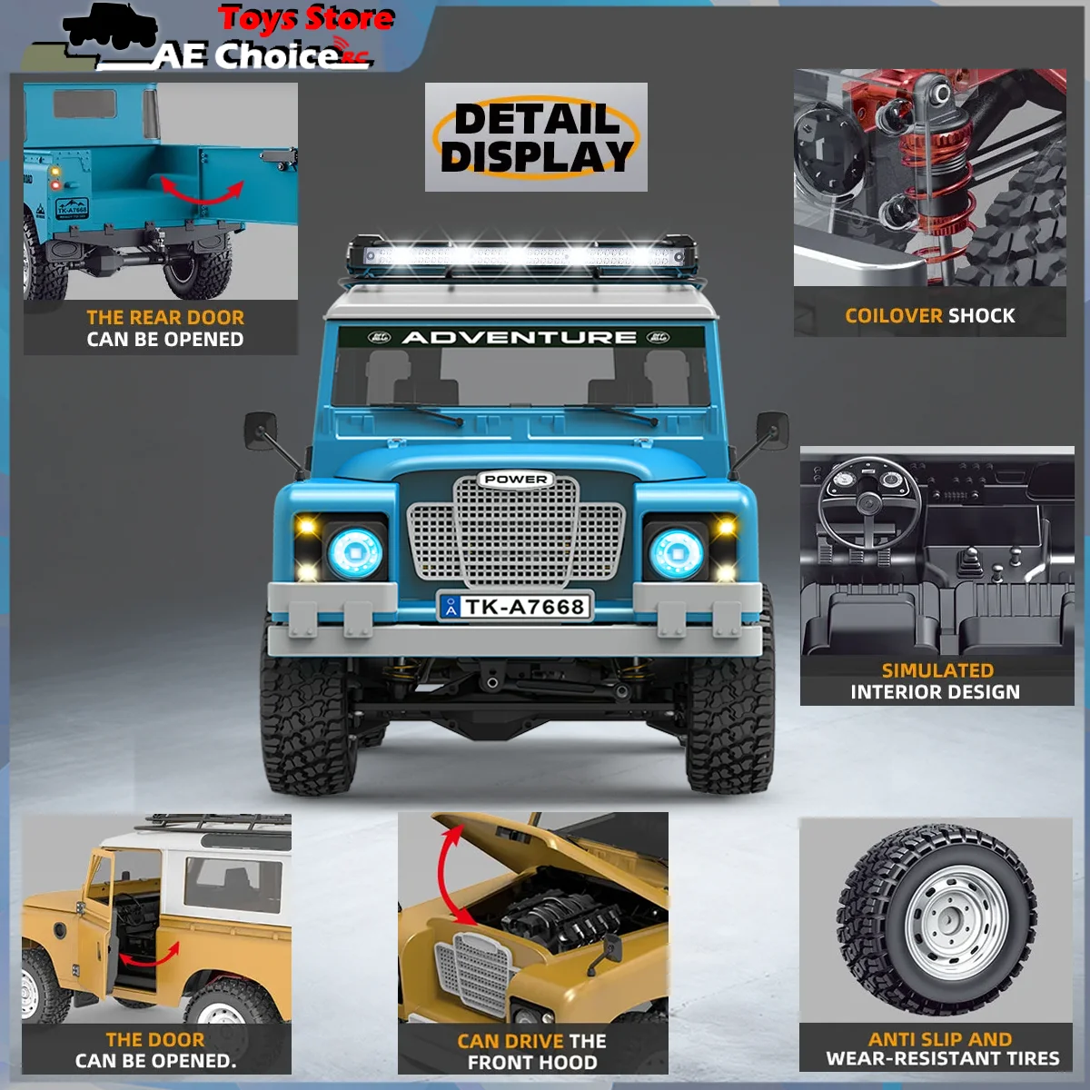 SG SG1009PRO SG1010PRO 1:10 RC Rock Crawler 2.4GHz with LED Light Metal Chassis 15km/h 4WD RTR Off-Road Truck Toys Gifts