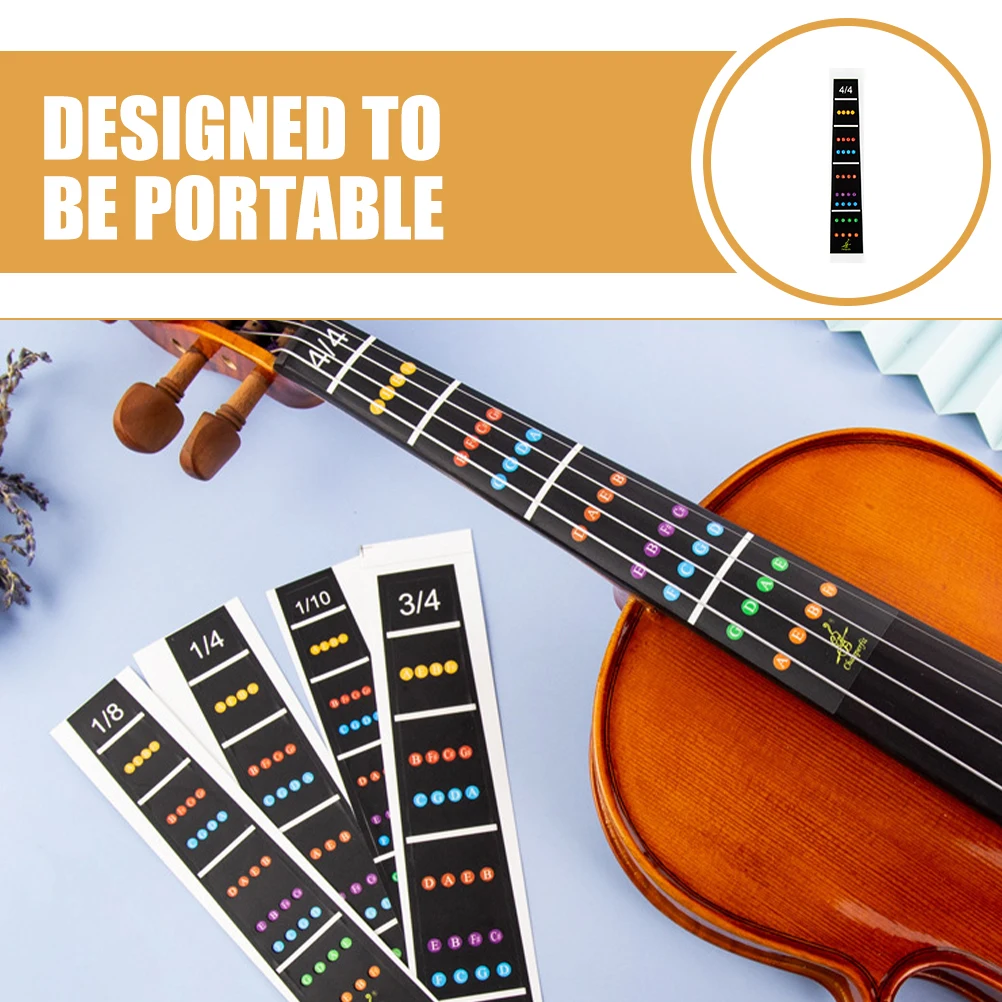 

Violin Fretboard Markers Fretboard Marker Guide Violin Finger Guide Fingerboard Sticker Labels Clear Intonation Decals