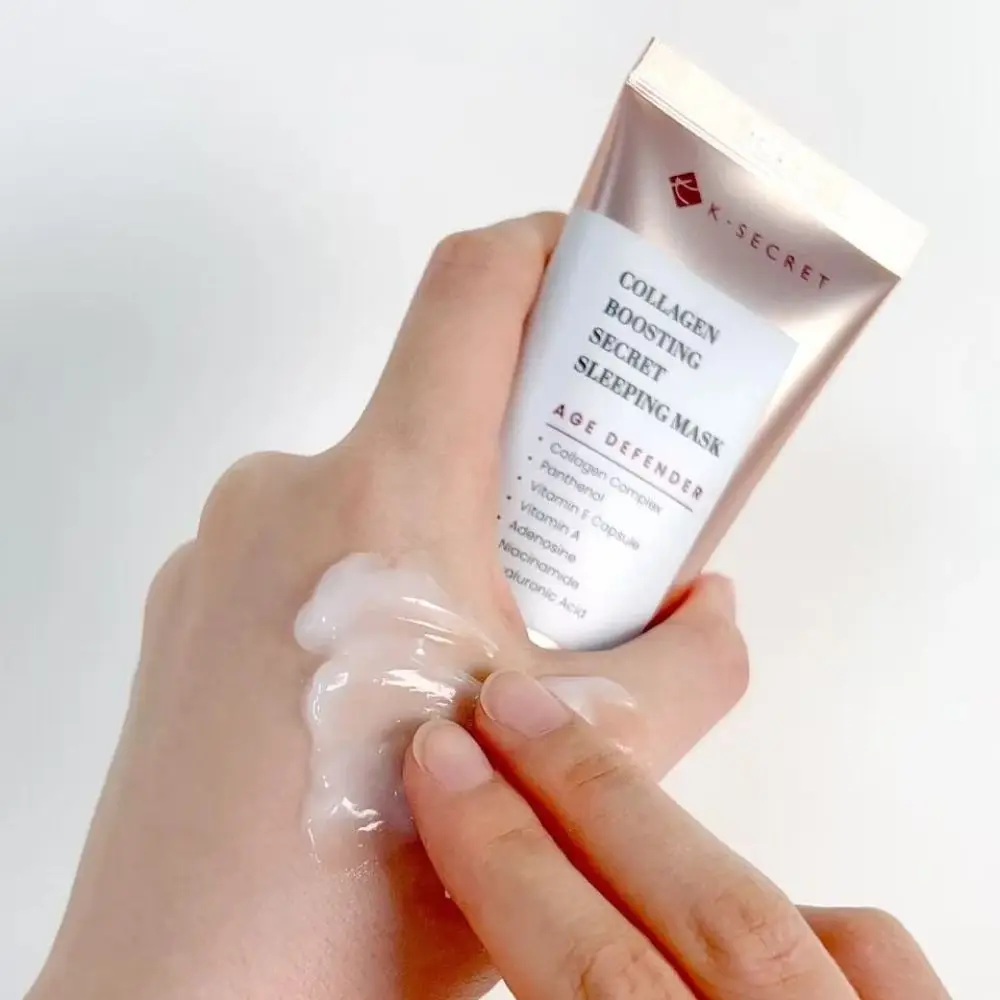 

Korean K-SECRET Collagen Anti-aging Sleeping Mask Moisturizing Retinol Brightening Face Mask Soothing Firming Skin Care 60ml