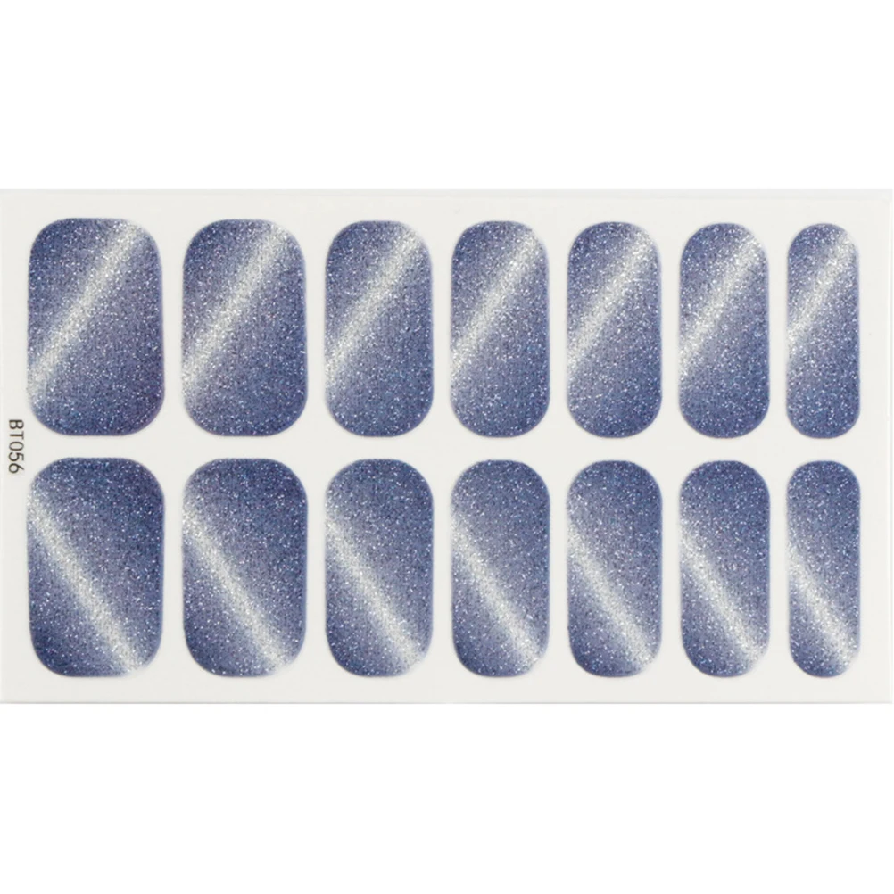 

7 Sheets Cat Eye Nail Stickers Shiny Waterproof Women Decor Festival Birthday Party Decals Premium Durable Various Colors