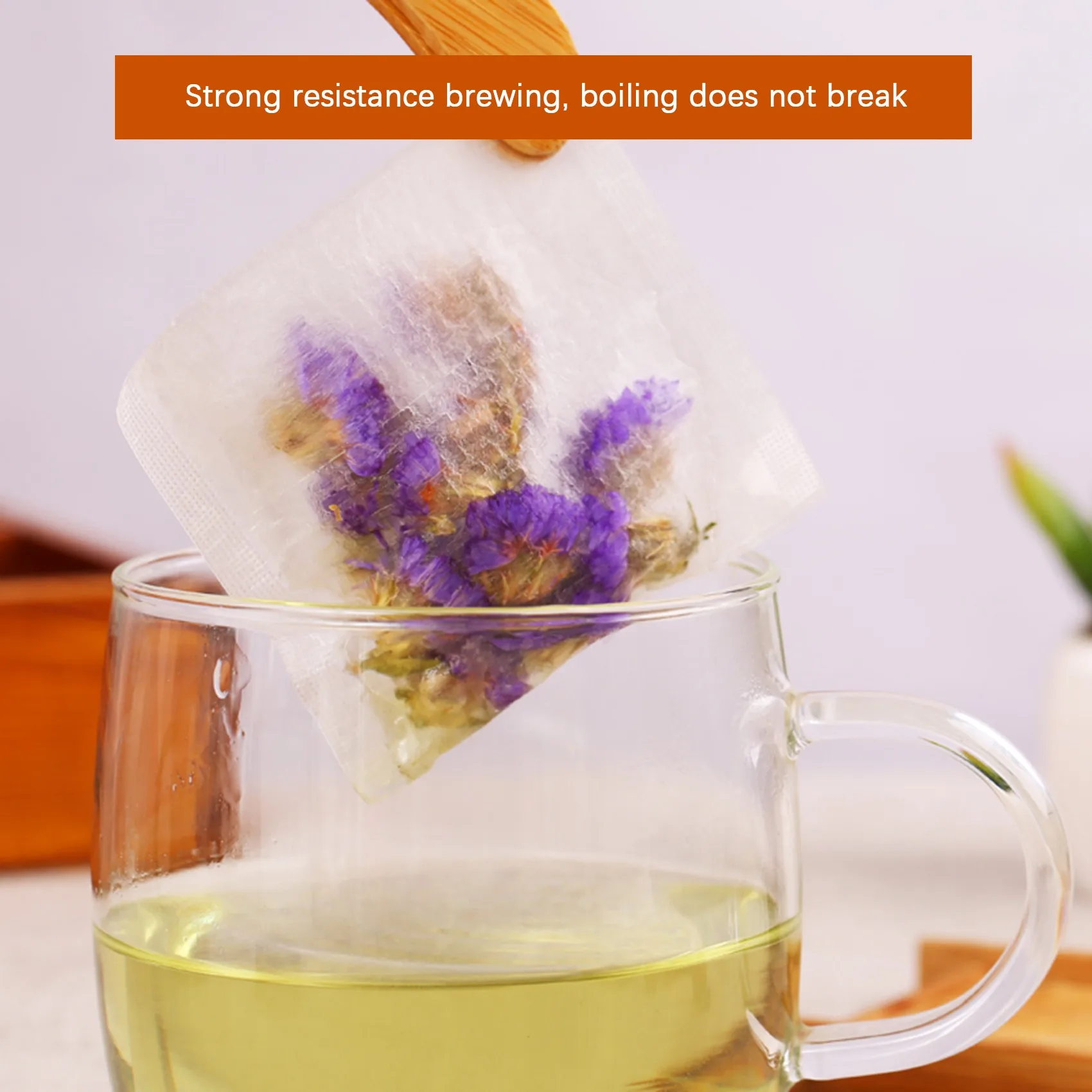 &A11I 500pcs non-woven Empty Teabags String Heat Seal Filter Paper Loose Tea Bag