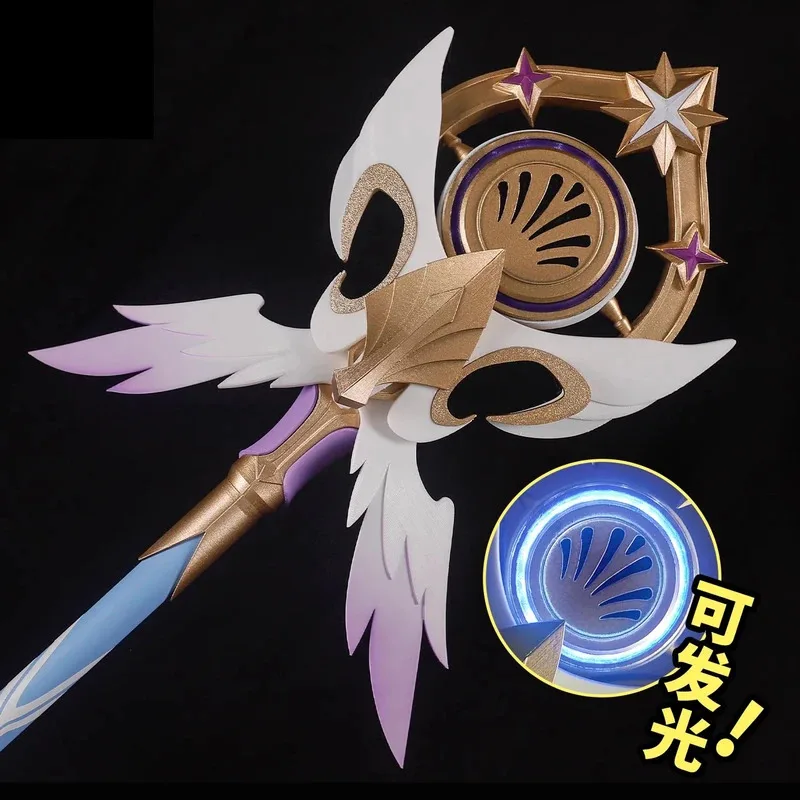 152 سنتيمتر روبن هونكاي: ستار السكك الحديدية التلألؤ الموظفين ميكروفون تأثيري الدعامة هالوين عيد الميلاد ملحقات الحفلات الفاخرة ir ؛ l5