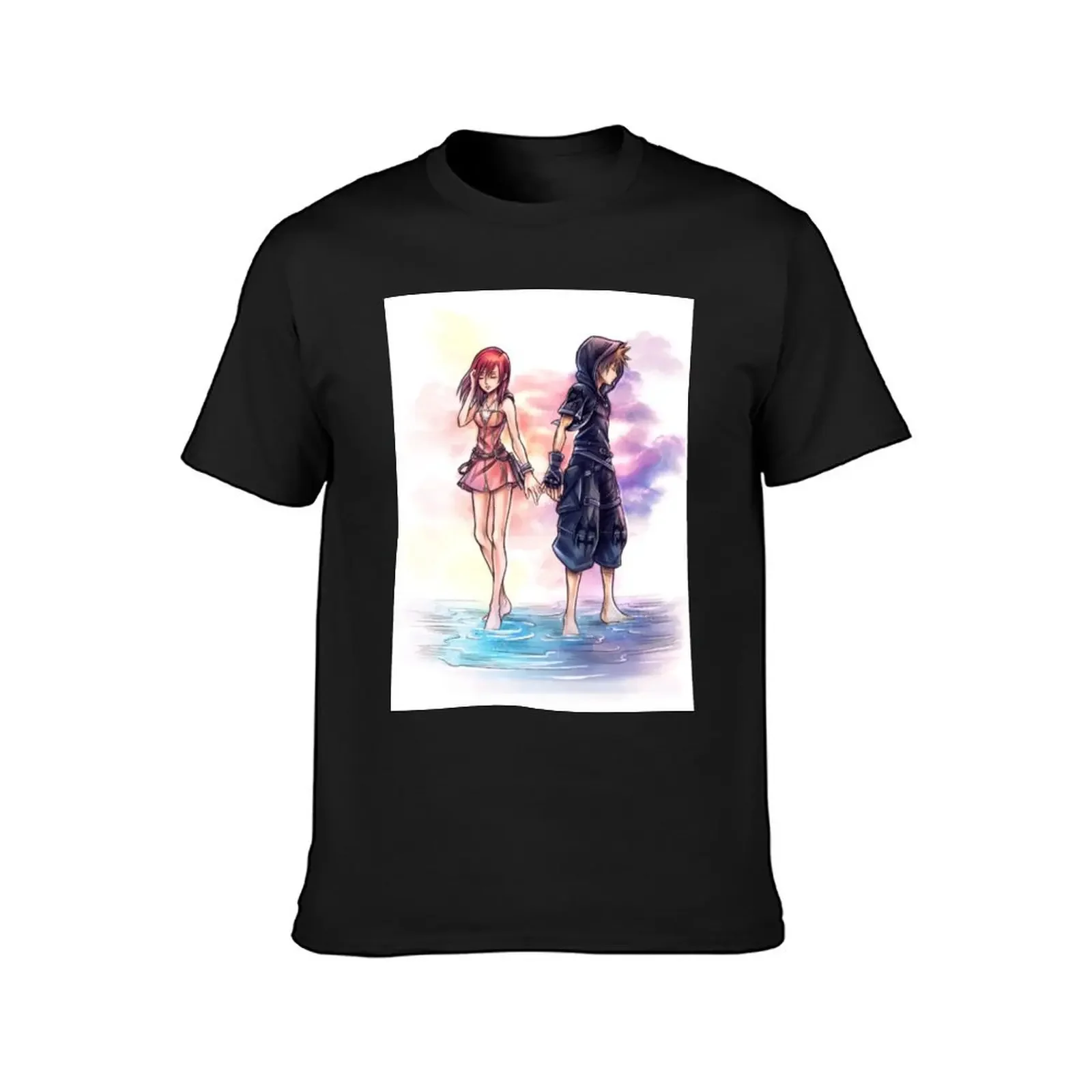 Kairi and Sora T-Shirt plus sizes vintage blue archive vintage graphic tee outfits for men