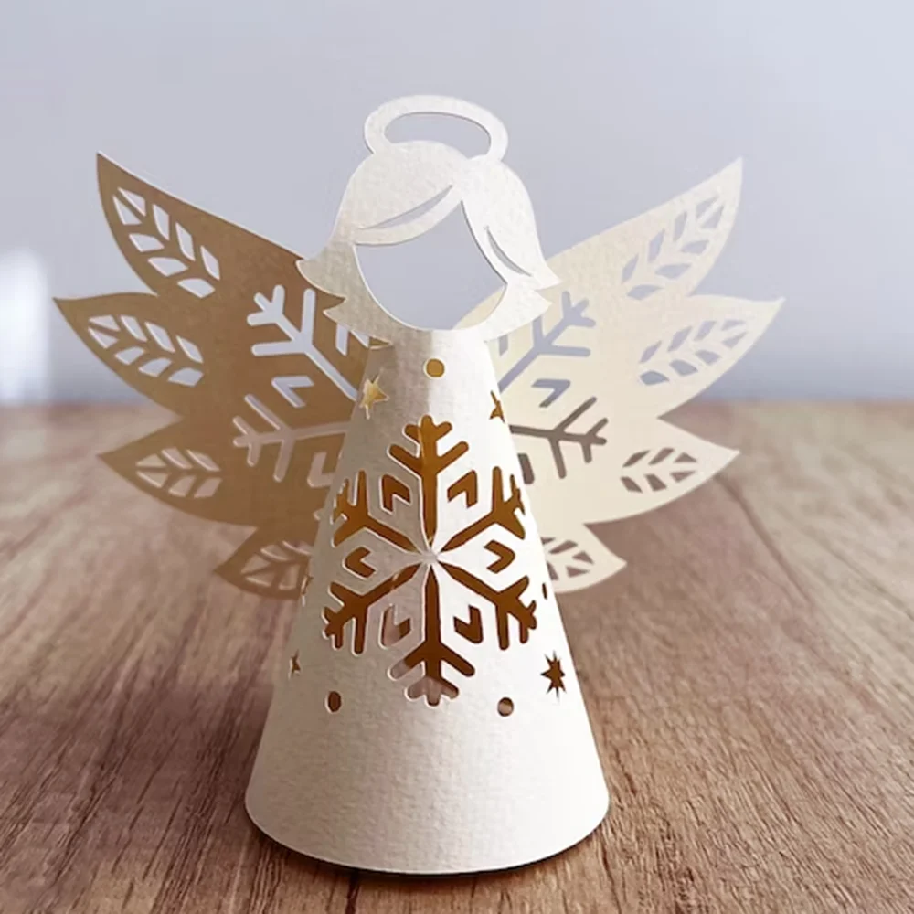 Metal Cutting  3D Christmas angel lantern Cut Die  Craft Decoration Scrapbook Paper Craft Knife Mould Blade Punch Stencil Die