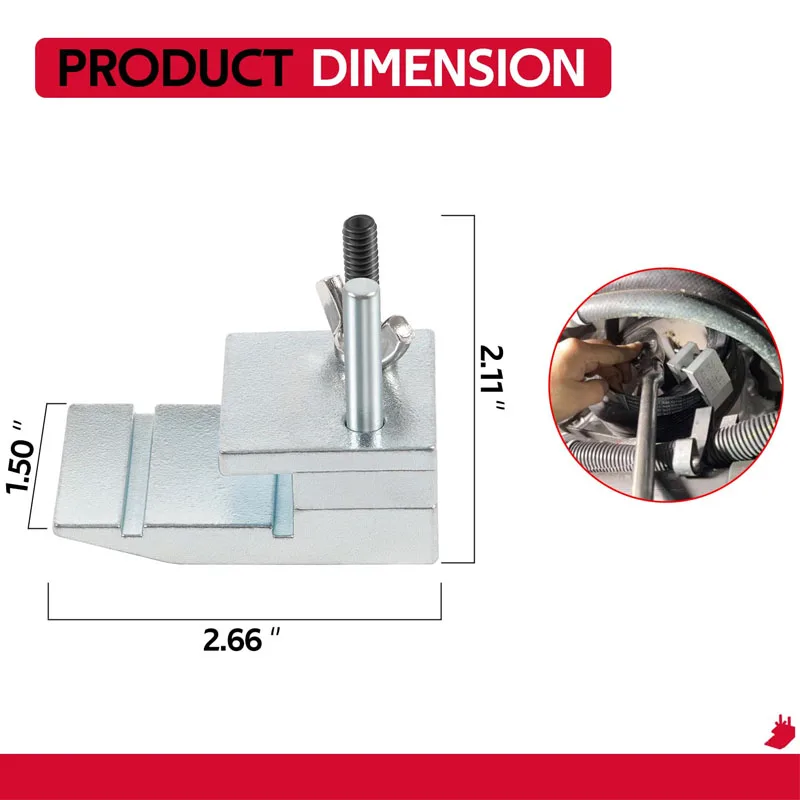 9350 Main Stretch Belt Installer Tool for Extra Deep Double Pulleys