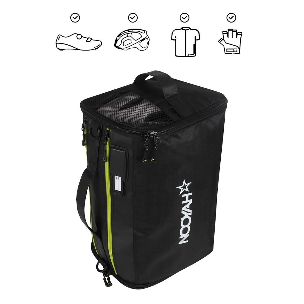 NOOYAH Gym Bag Multifunction Race Equipment Kit Bag Bike Helmet Bag Shoes Storage Bag Fitness Bicycle Accessories Shoulder Pack