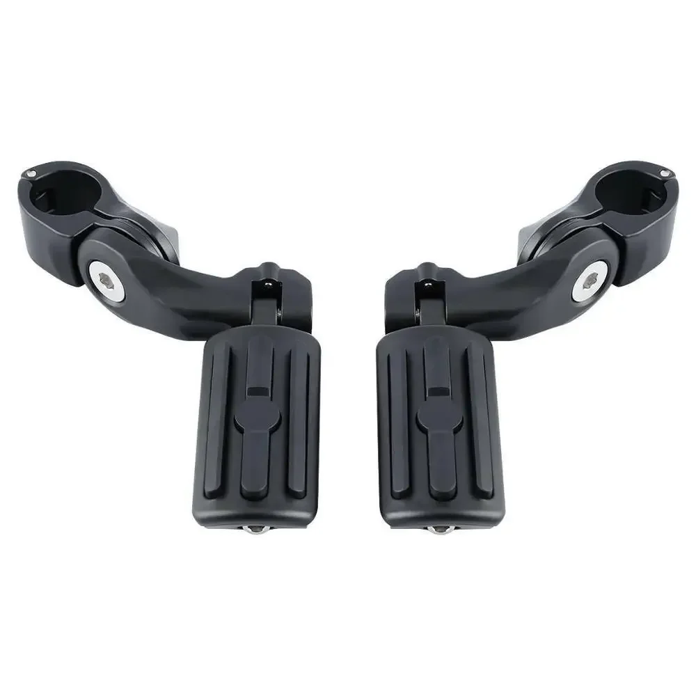 

Мотоциклетные 1-1/4 "короткие угловые шоссейные подножки для защиты двигателя, крепление для педали для Harley, матовый черный
