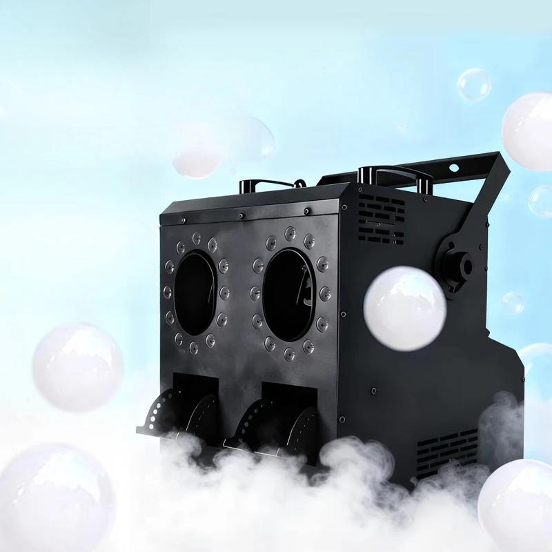 

Dual-Hole Smoke Bubble Machine - 4-Hole Fog & Bubble Blower for Stage Wedding and Bar Atmosphere Foaming Machine Equipment JT40