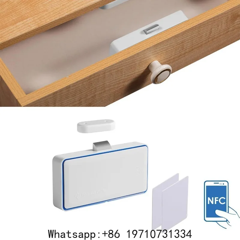 Smart Cabinet Lock Keyless Electronic Digital IC Hidden No Drill Magnetic Child Safety Drawer Cupboard Closet