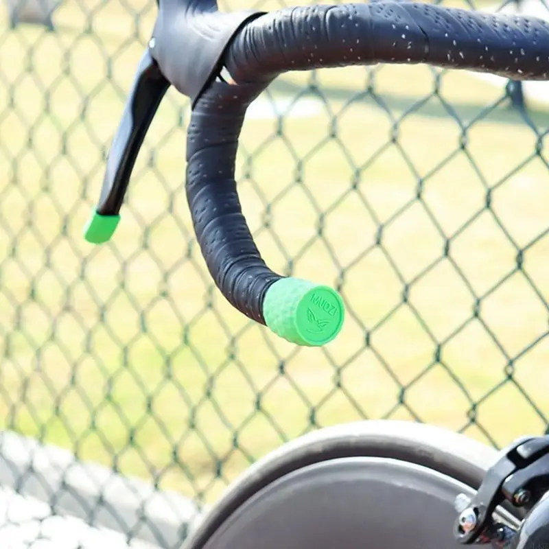Handlebar Tape Protective Cover Road Bike Brake Lever Shifter Lever Protective Ring Anti-Scratch Silicone Handlebar Cap