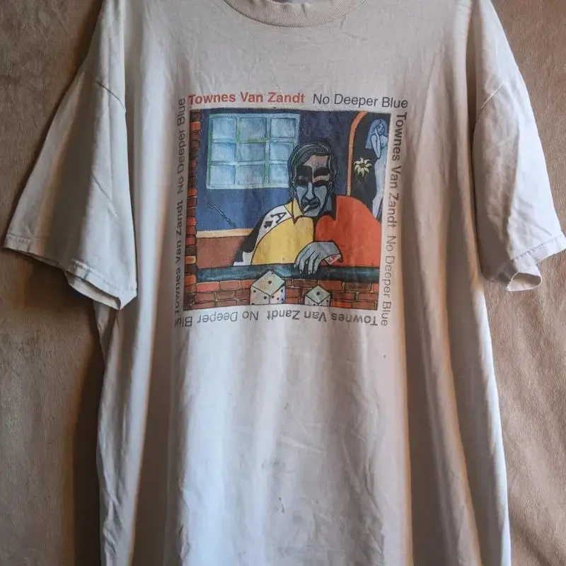 Remake 1994 Townes Van Zandt No Deeper Blues Sand T Shirt