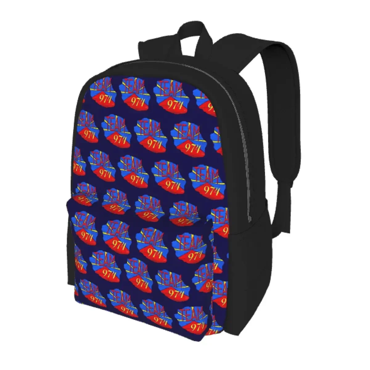 974 Reunion Island Logo Student Backpack School Bag Hiking Travel Daypack for Men Women Bookbag Shoulder Bags