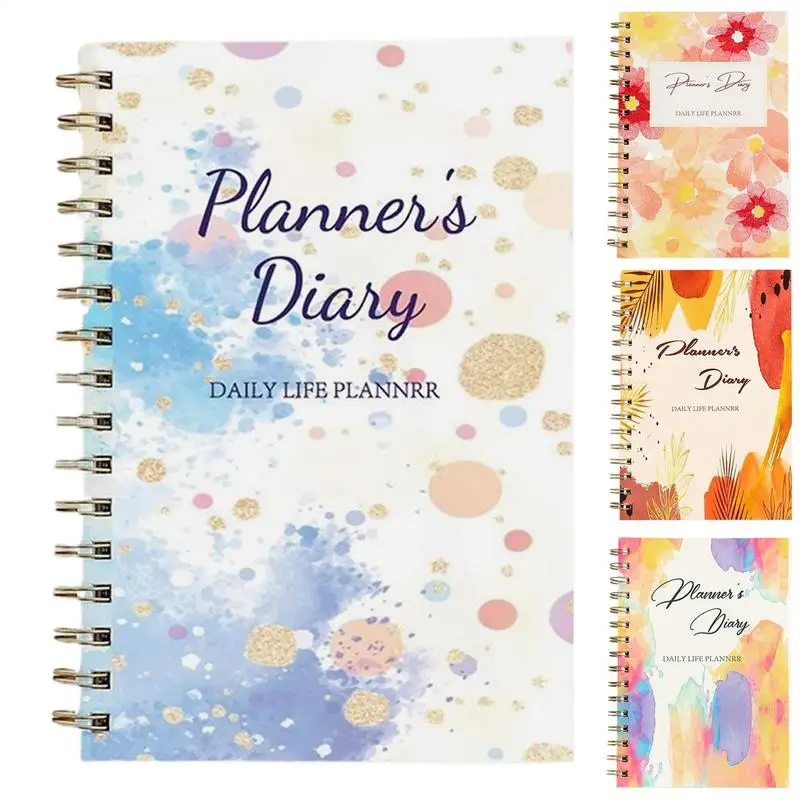 2025 Agenda Planner 2025 Spiral Agenda Budget Notepad Smooth Writing Planning Tool For Work Travel Notes Homework Study