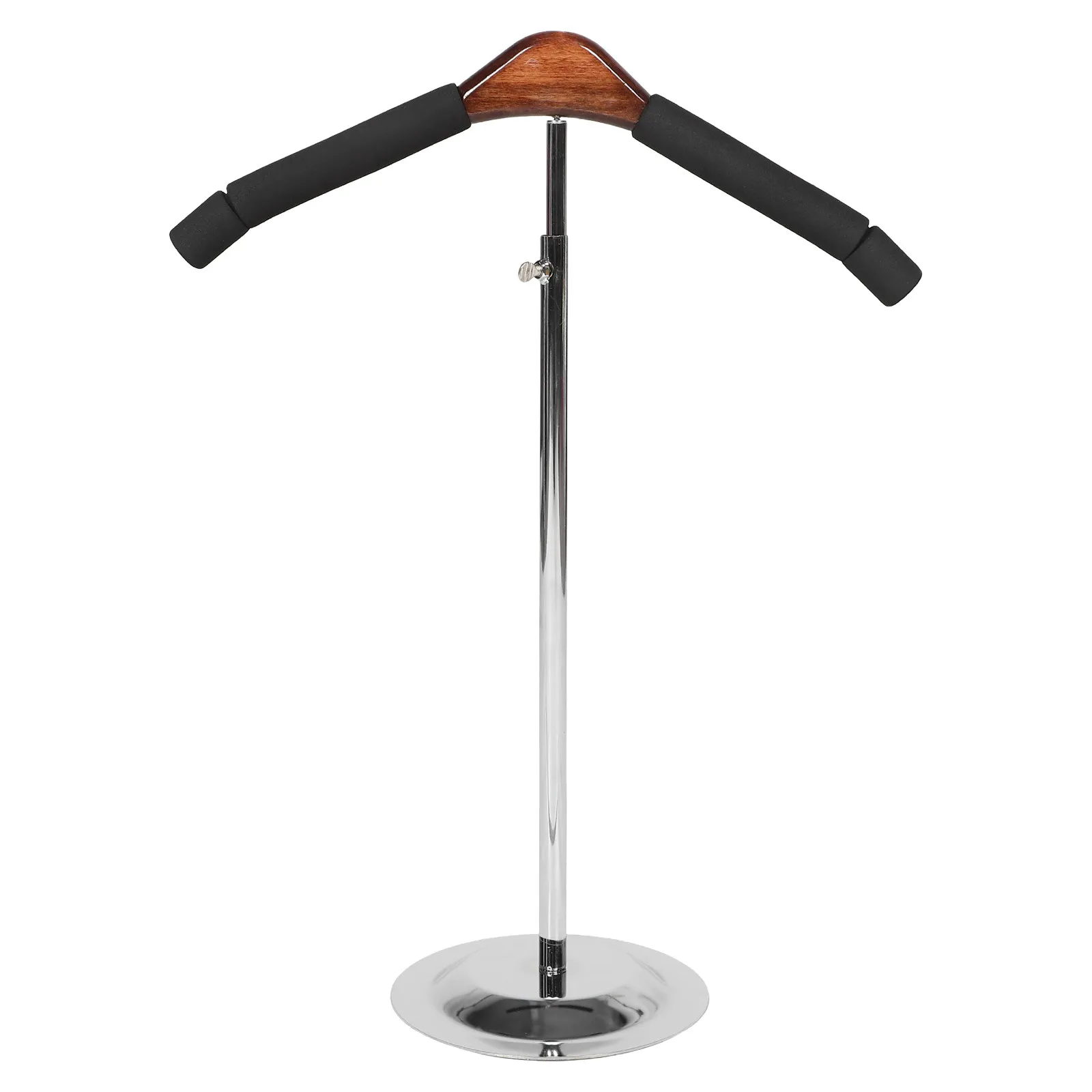Clothing Display Rack T-Shaped Stainless Steel Base Non-Slip Hangers For Garment Shop Boutique Retail Store Portable Clothes