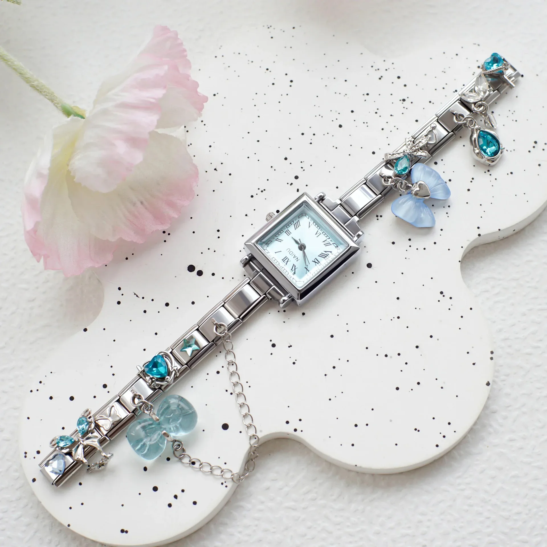 Women Square Italian Watch Sta - Italian Jewelry Watches recension och pris
